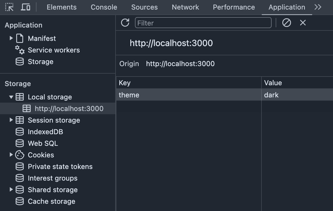 Chrome local storage